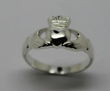 SIze N Genuine Sterling Silver Irish Claddagh Ring