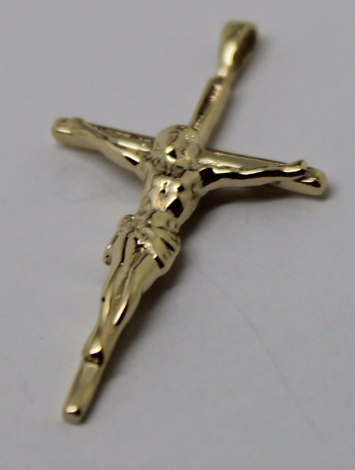 Genuine 9ct Yellow or Rose or White Gold or Sterling Silver Crucifix Cross pendant