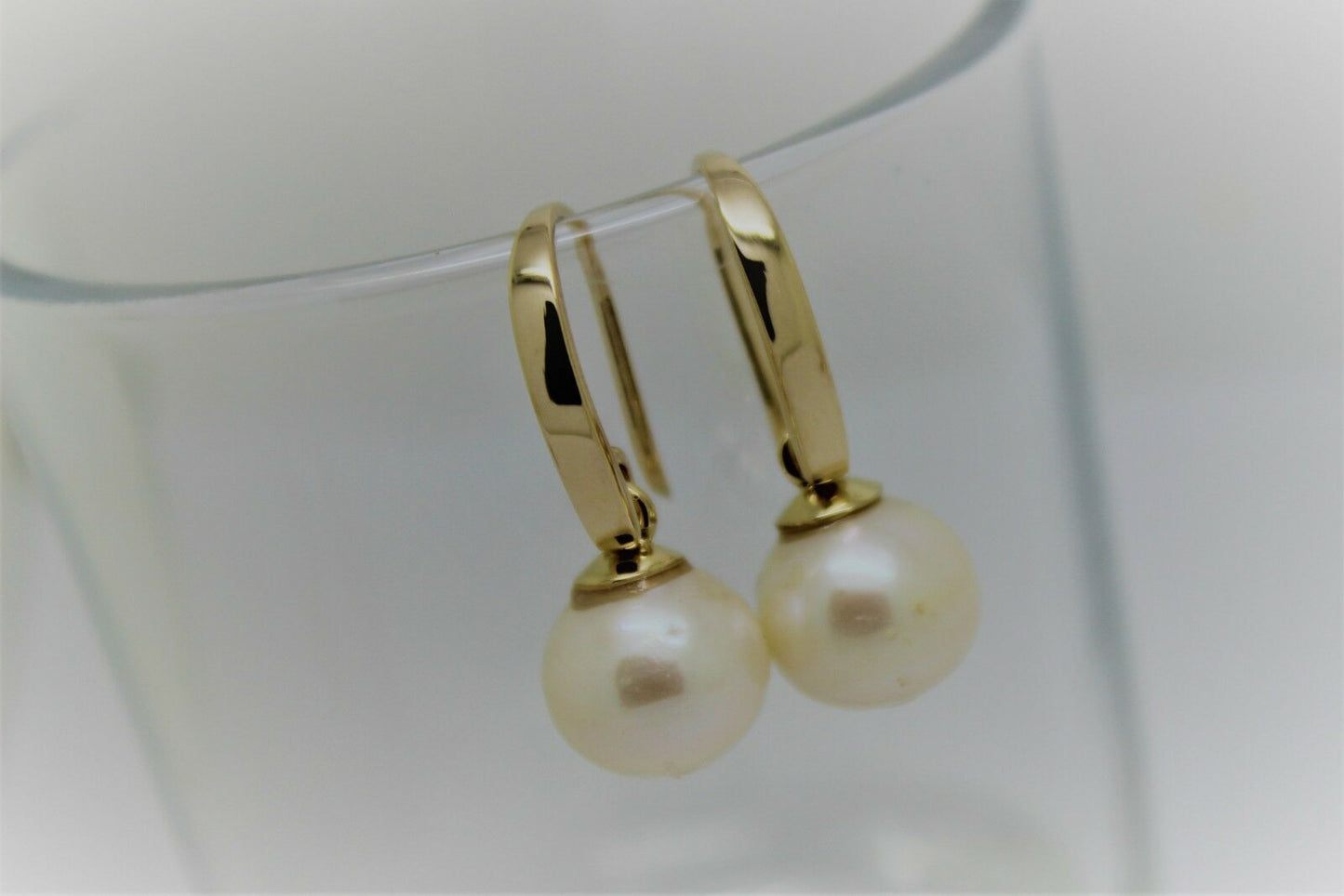 Kaedesigns New Genuine 9ct 9k Yellow, Rose or White Gold 10mm Freshwater Pearl Ball Earrings