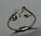 Genuine Delicate 9ct 375 Yellow, Rose or White Gold Initial Ring M