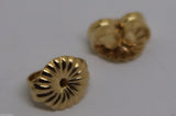 Kaedesigns,9ct Yellow Or White Gold Flower Earring Butterfly Backs 5.5mm Or 9mm