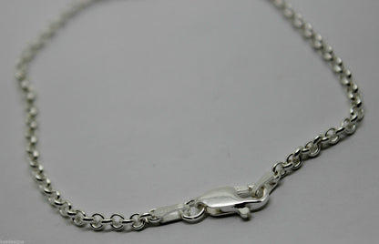 Kaedesigns Sterling Silver 925 Belcher bracelet 19cm long