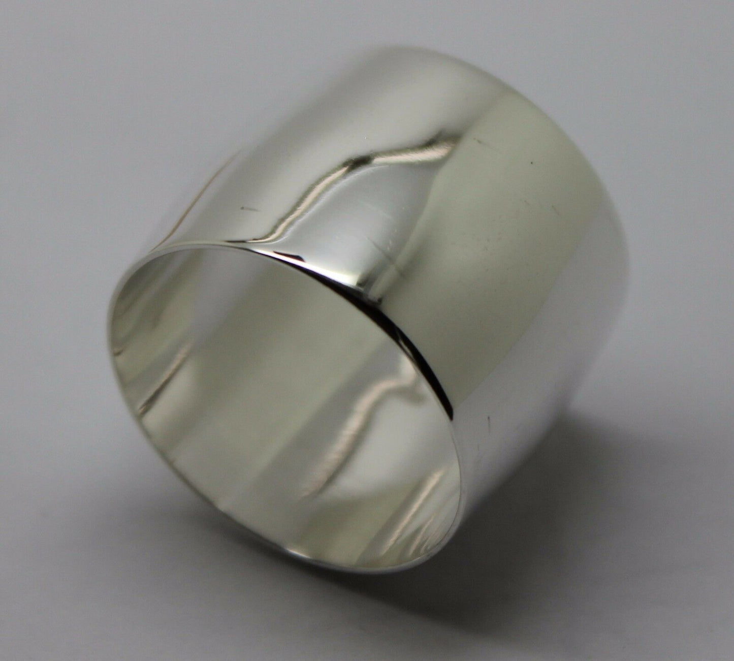 Genuine Size P1/2 Sterling Silver Solid 16mm Extra Wide Band Ring