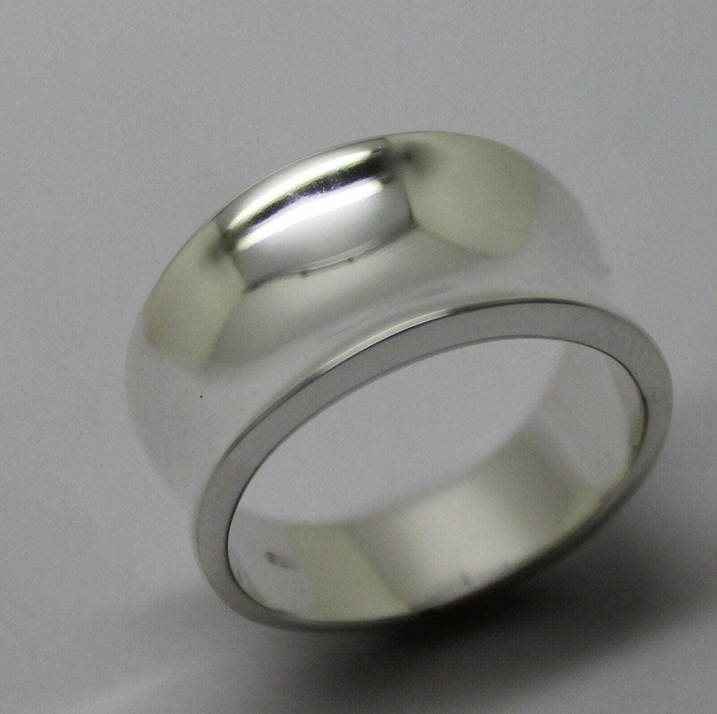 Kaedesigns, New Genuine Full Solid Sterling Silver Concave Dome Ring 250