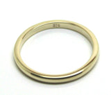Size U Genuine Solid 9ct 9k White Or Rose Or Yellow Gold 1.5mm Wedding Band Ring
