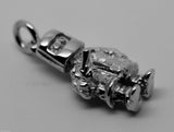 Kaedesigns, New Genuine Heavy Sterling Silver 925 Ned Kelly Charm / Pendant