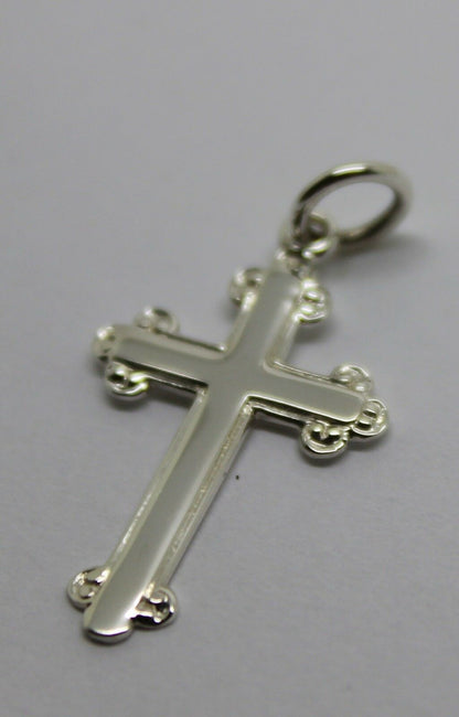 Genuine New Sterling Silver 925 Cross Religious Pendant