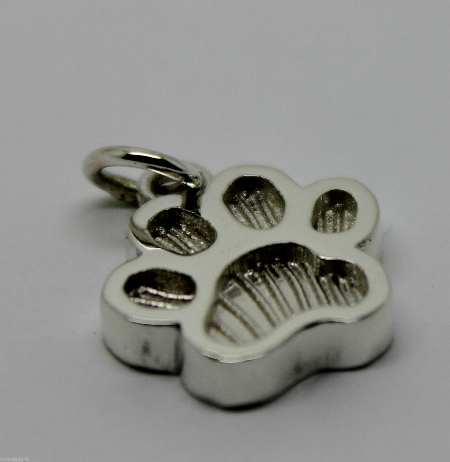 Kaedesigns Genuine 9ct Yellow or Rose or White Gold charm Dog Animal PAW Pendant