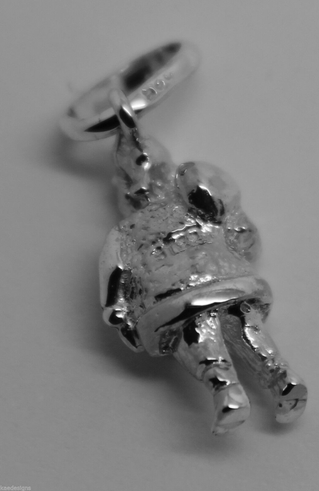 Sterling Silver Christmas Santa Claus Charm Or Pendant