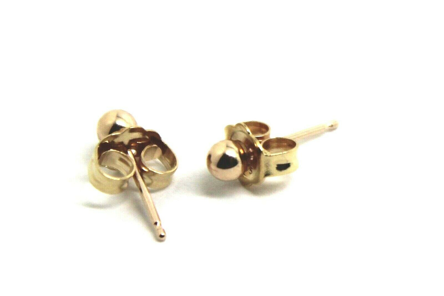 Kaedesigns, New 9ct 9k Yellow Gold 3mm Stud Ball Earrings