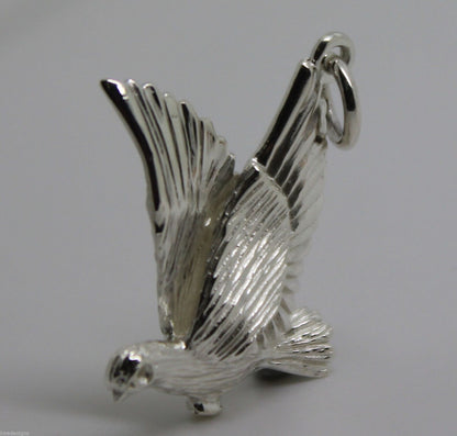 Kaedesigns New Sterling Silver Solid Dove Bird Pendant Or Charm