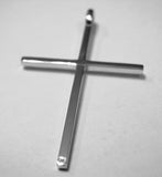 Kaedesigns, Genuine Solid New 9ct 9K Yellow, Rose or White Gold Thin Large Plain Cross Pendant