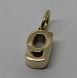 Kaedesigns, Genuine 9ct 9kt Genuine Solid Yellow, Rose or White Gold Initial Pendant G