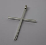 Kaedesigns, Genuine Solid New Sterling Silver Thin Large Plain Cross Pendant