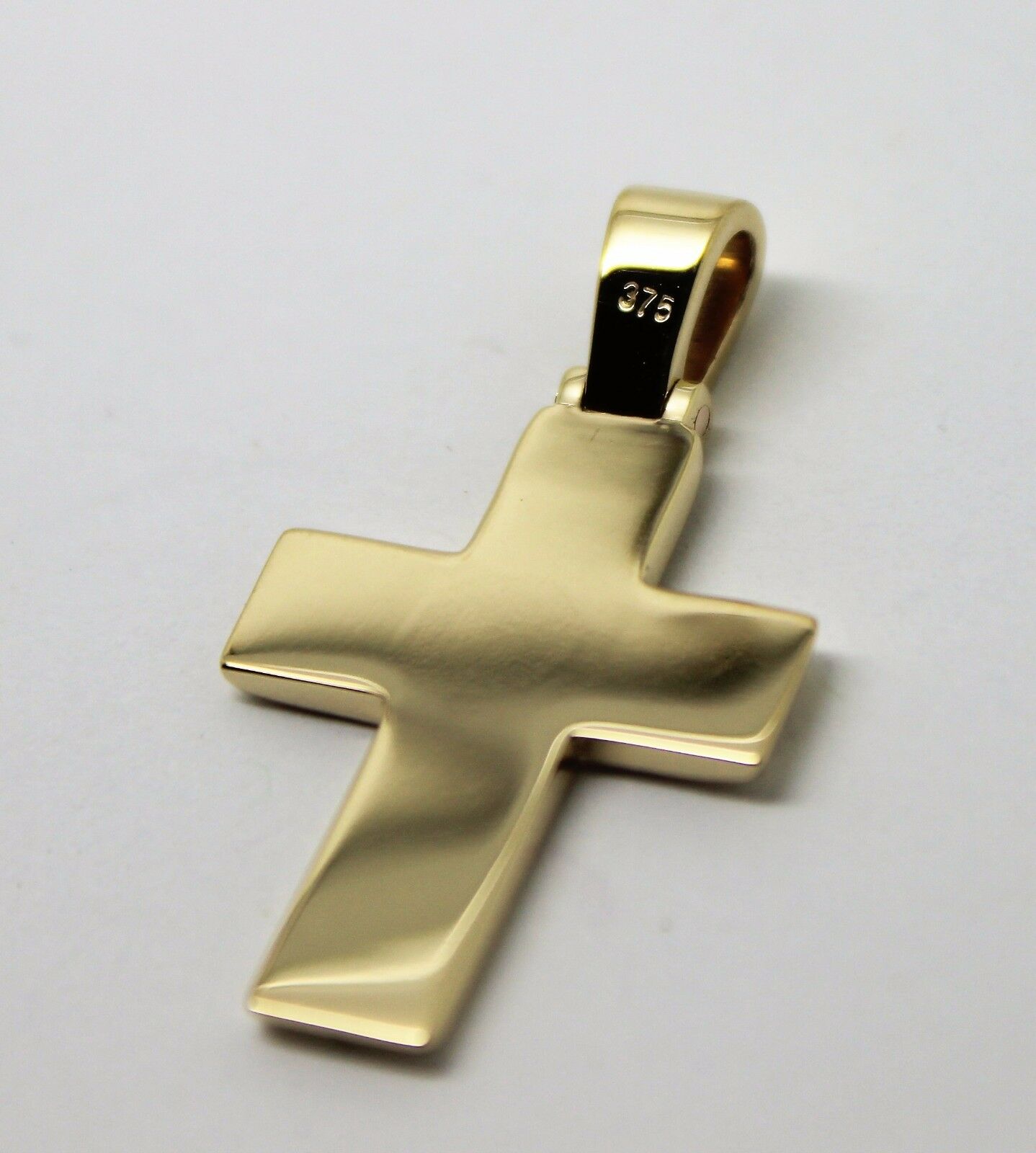 Kaedesigns, Large Heavy 9ct Yellow Or Rose Or White Gold Solid Cross Pendant