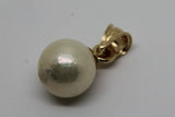 Kaedesigns New 9k 9ct Solid Yellow, Rose or White Gold 11mm Freshwater White Pearl Ball Pendant