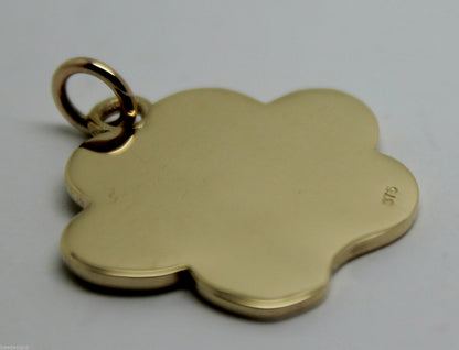 Kaedesigns, Large 9ct Yellow or Rose or White Gold charm Dog Animal PAW Pendant