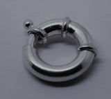 Sterling Silver Bolt Ring  12mm or 14mm or 16mm or 18mm or 20mm