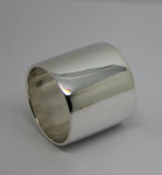 Heavy Sterling Silver Full Solid 23mm Extra Wide Band Ring Size Z + 2
