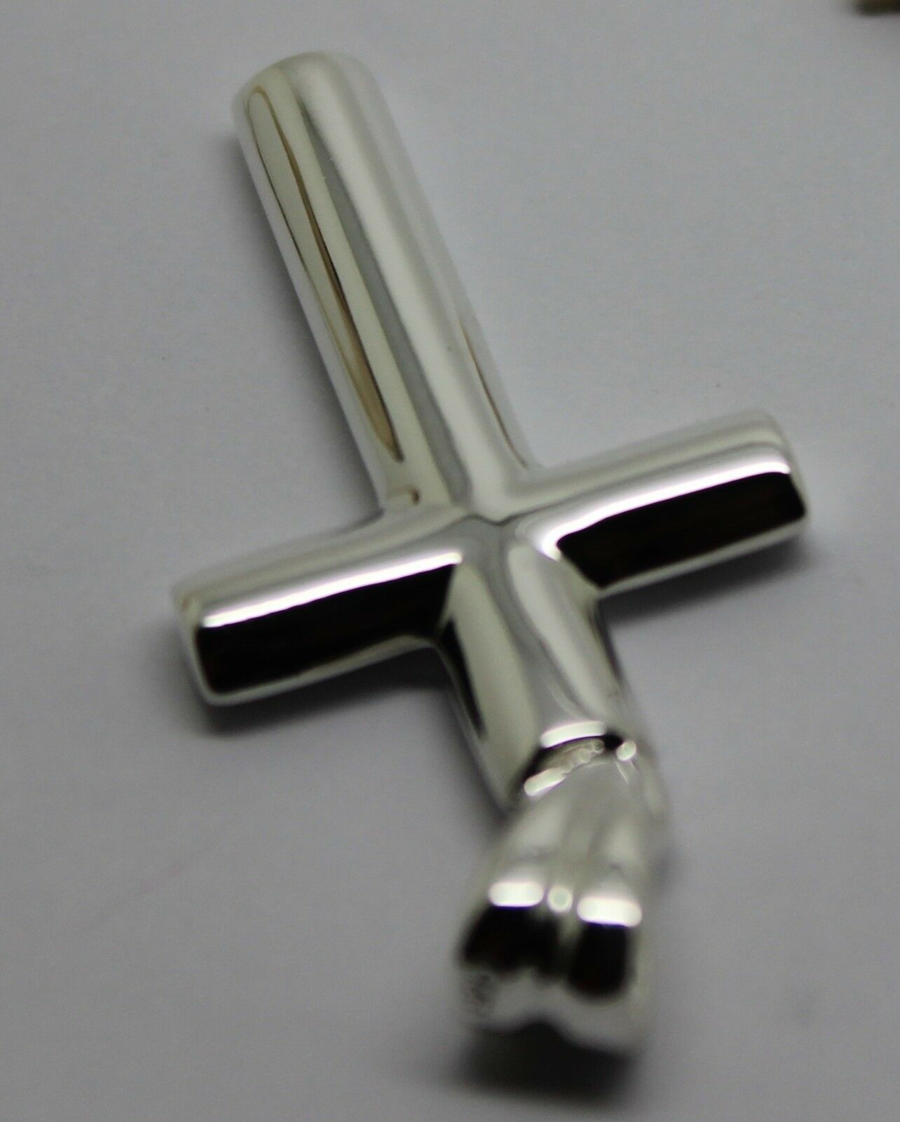 Kaedesigns, New Genuine Sterling Silver 925 Cross Plain Pendant 343