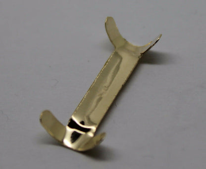 Genuine 9ct 375 Yellow or White Gold  Ring Clip Guard Sizes, 2mm,3mm,4mm,7mm,8mm,13mm