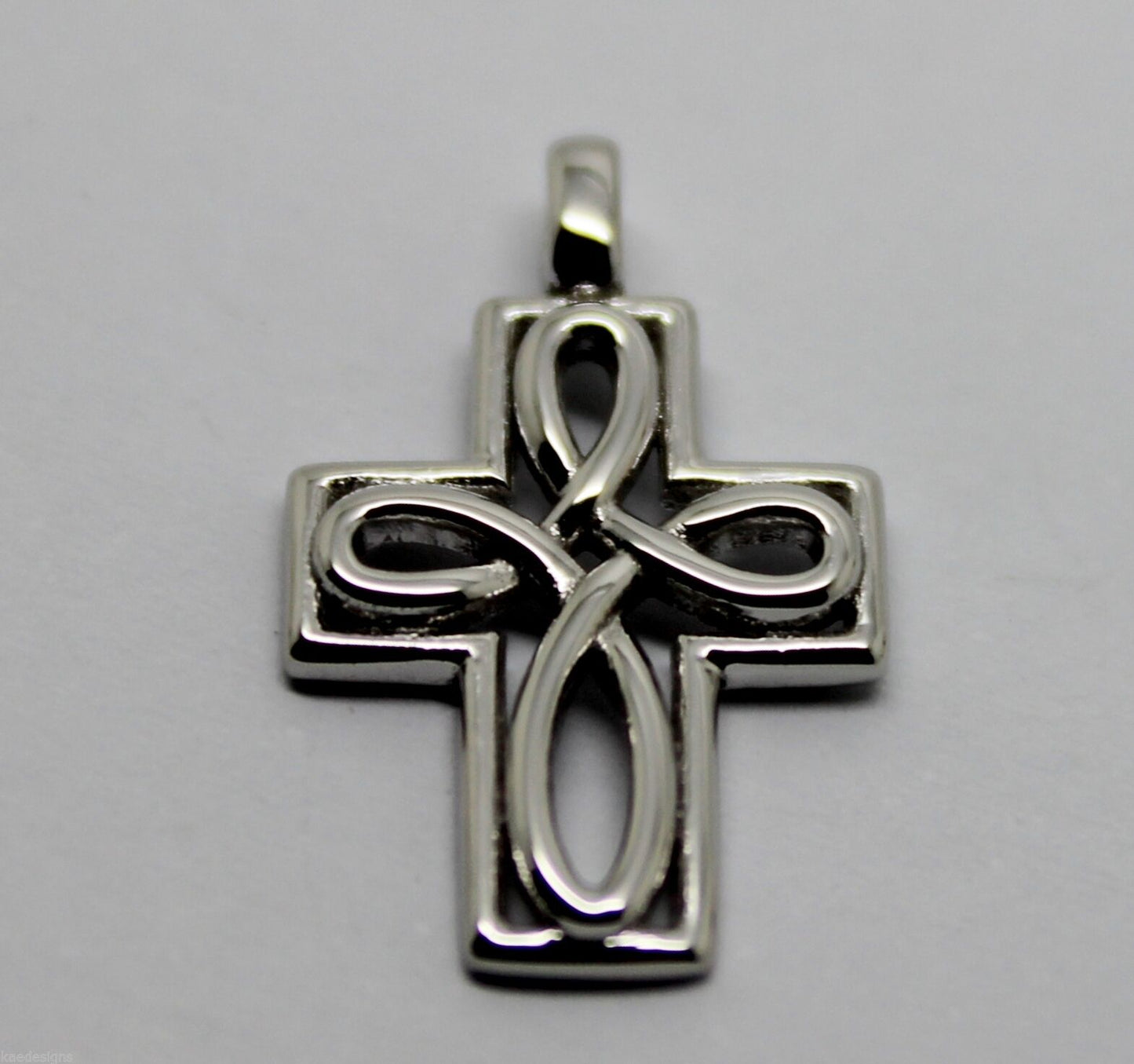 Kaedesigns, Genuine Sterling Silver 925 Celtic Cross Pendant