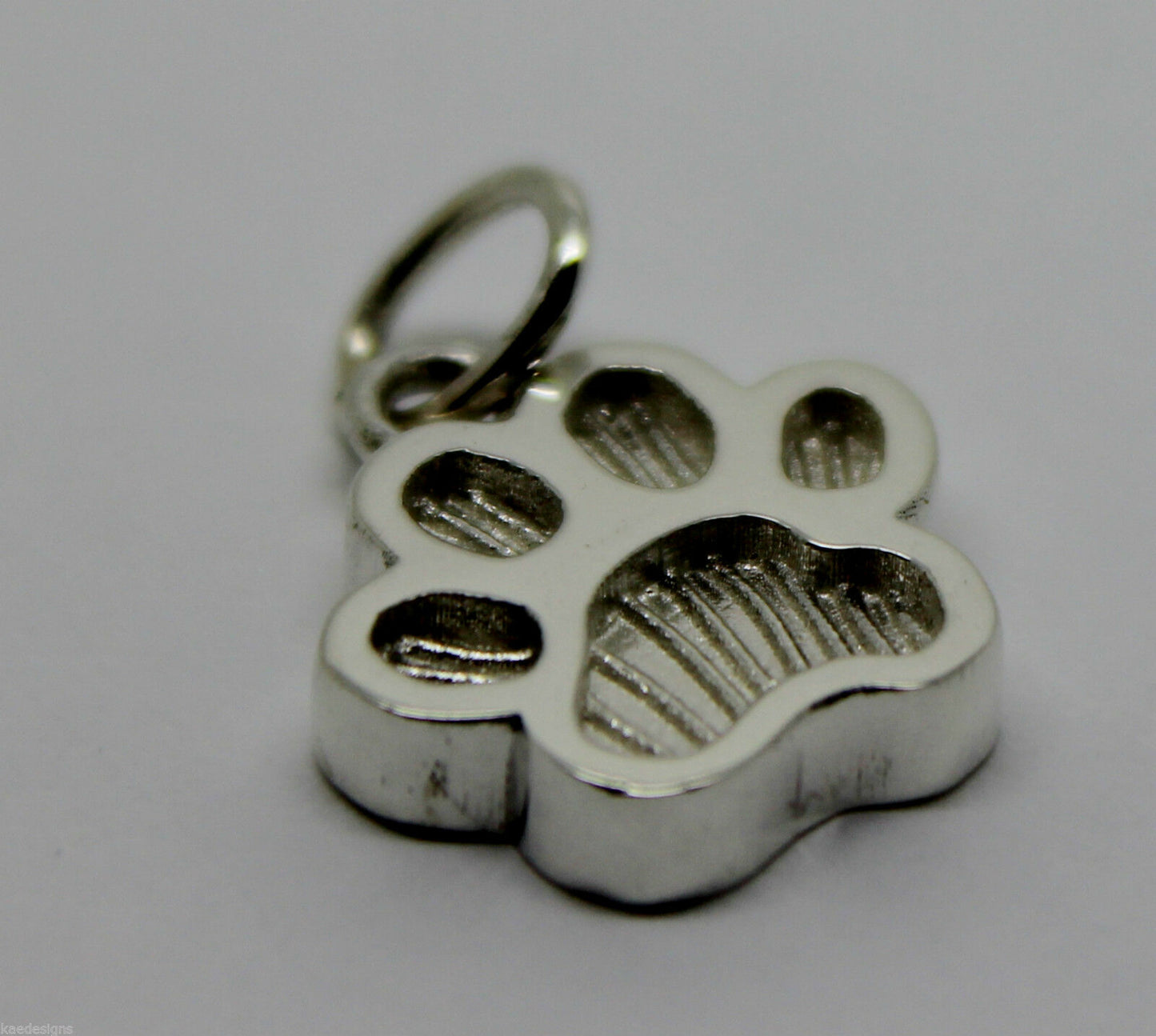 Kaedesigns Genuine 9ct Yellow or Rose or White Gold charm Dog Animal PAW Pendant