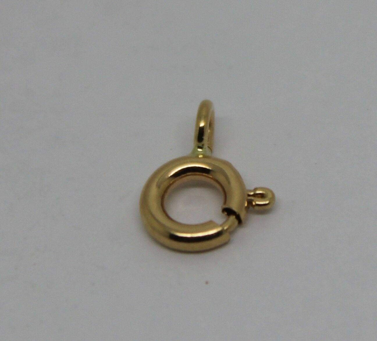 18ct or 9ct Yellow or Rose or White Gold Bolt Ring Open Clasp 4.5mm to 8mm