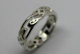 Genuine Size N / 6.5 Sterling Silver 925 Celtic Weave Ring