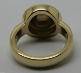 Genuine New Solid 9ct 9k Yellow Or Rose Or White Gold 375 Half Ball Ring