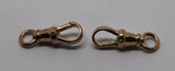 Kaedesigns 9ct 9k Solid 2 X  Rose Gold Albert Swivel Clasp 19mm Size