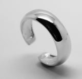 Kaedesigns New Genuine Sterling Silver Plain Dome Toe Ring