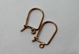 Genuine New 9ct 9kt Yellow, Rose or White Gold 20mm X 11mm Hooks