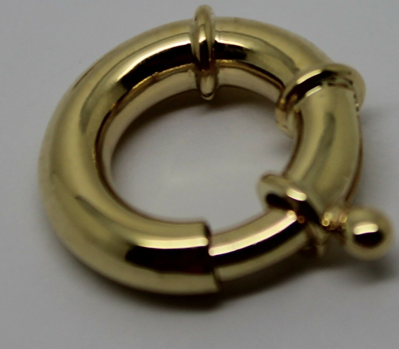 Genuine New 9ct Yellow or Rose or White Gold Bolt Ring Open Clasp 11mm, 13mm,15mm, 18mm or 20mm