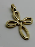 Kaedesigns, Genuine 9ct 9K Yellow, Rose or White Gold Medium Size Celtic Cross Pendant