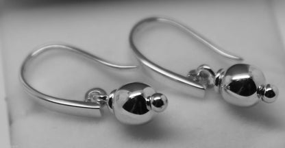 Kaedesigns, Genuine 9ct 9k Yellow Or Rose Or White Gold 6mm Ball Drop Earrings