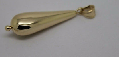 Kaedesigns New Genuine New 9ct Yellow, Rose or White Gold Long Teardrop Tear Drop Pendant