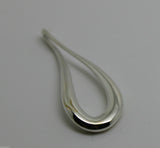 Kaedesigns Genuine Sterling Silver 925 Solid Teardrop Pendant