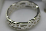 Genuine Size N / 6.5 Sterling Silver 925 Celtic Weave Ring