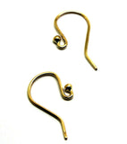 18ct 750 Yellow Gold Shepherd Hooks To Make You Own Earrings! Free express post