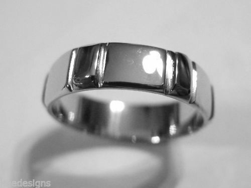 Kaedesigns, New Genuine Solid Sterling Silver Wedding Band Ring 203