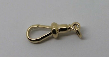 Kaedesigns New 9ct Solid Yellow, Rose or White Gold 375 Albert Swivel Clasp 21mm Size + Jump ring