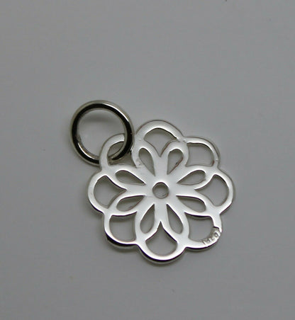 Kaedesigns New New Sterling Silver 925 Flower Small Pendant