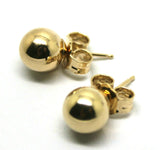 New Kaedesigns Genuine 14ct Solid Yellow Gold 6mm Stud Ball Earrings