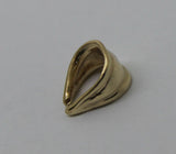New Genuine 375 9ct Yellow, Rose or White Rose Gold 8mm x 5mm Bail Clasp