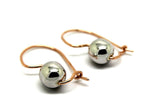 Kaedesigns New Genuine 9ct 8mm Rose & White Gold Ball Earrings