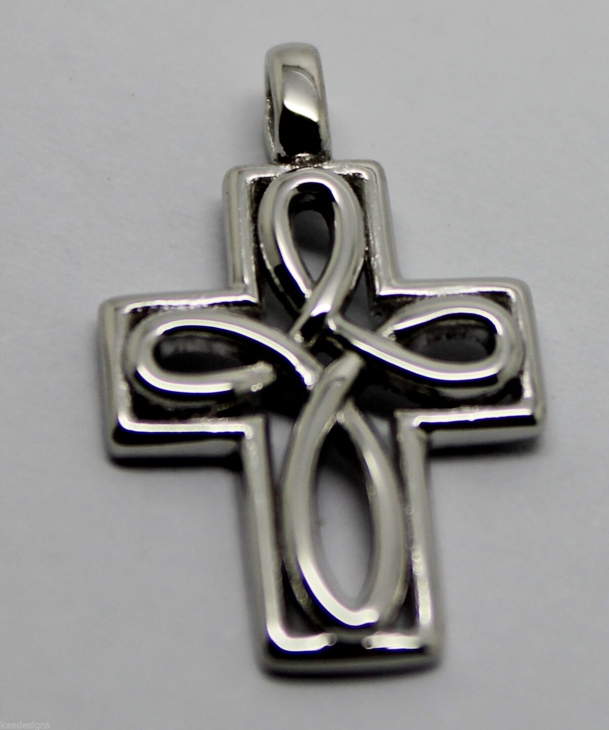 Kaedesigns, Genuine Sterling Silver 925 Celtic Cross Pendant