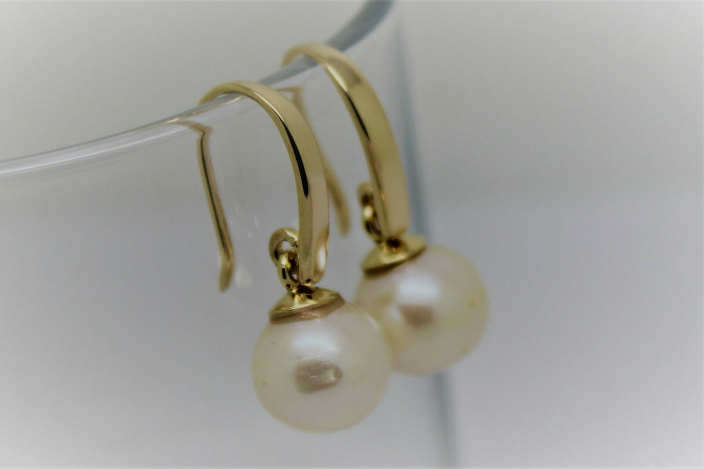 Kaedesigns New Genuine 9ct 9k Yellow, Rose or White Gold 10mm Freshwater Pearl Ball Earrings