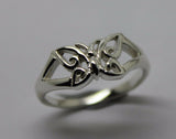 Size F, Genuine Child's Full Solid Sterling Silver 925 Butterfly Ring 217