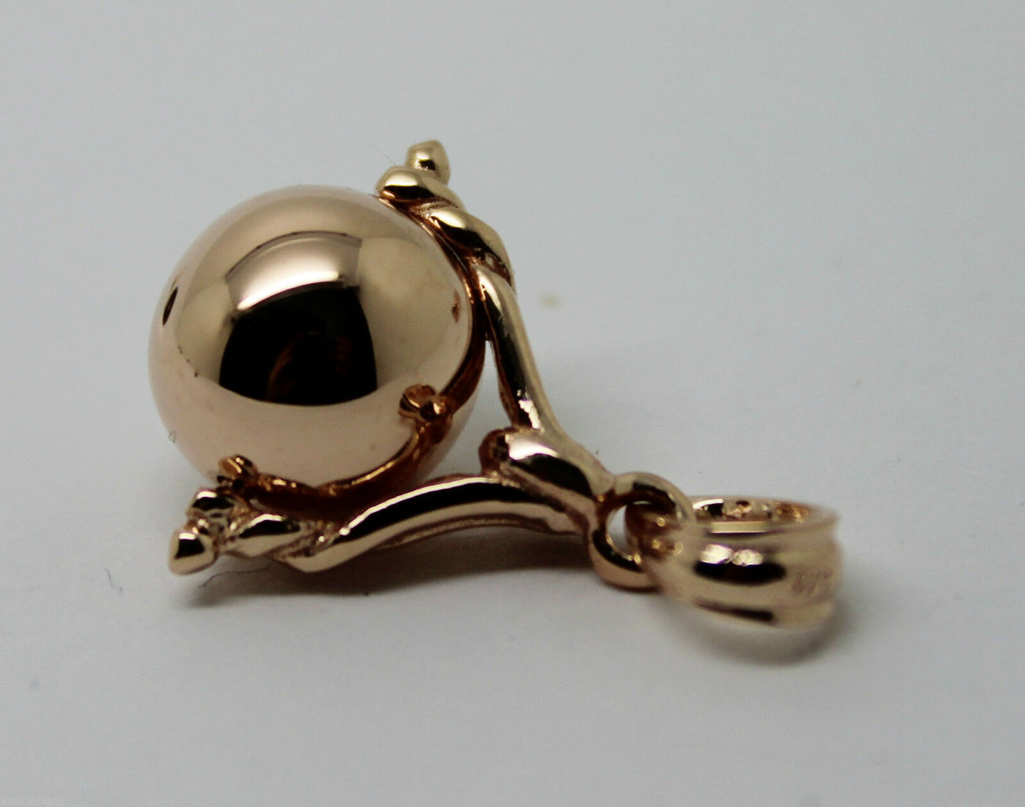 Kaedesigns New 9ct 9kt Solid Yellow, Rose or White Gold Euro 10mm Ball Spinner Pendant